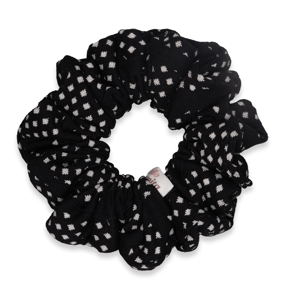 Black & White Scrunchie