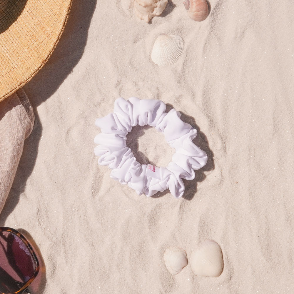 Coconut White Scrunchie | Activewear Collection