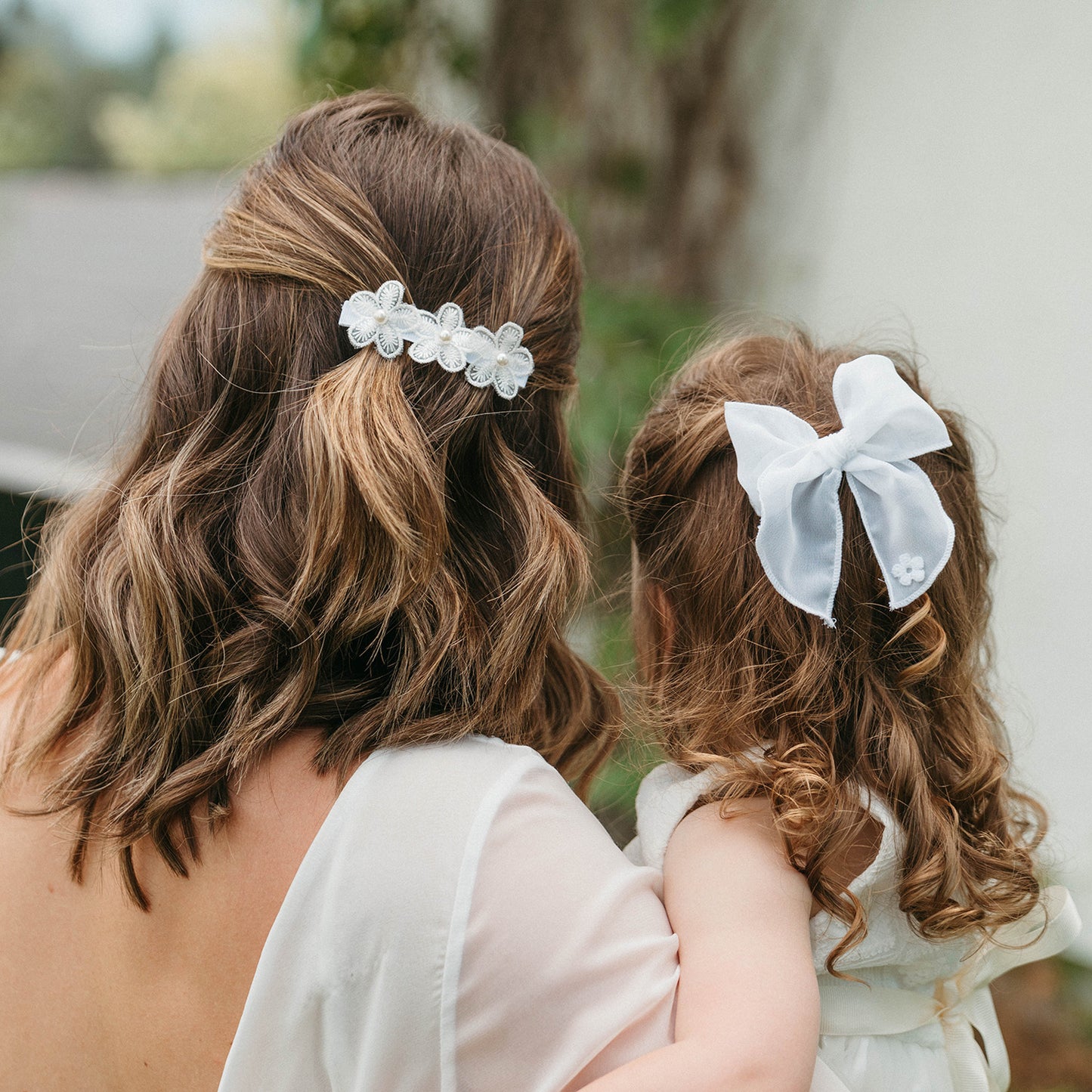 Elegant Floral White Bow | Wedding Collection