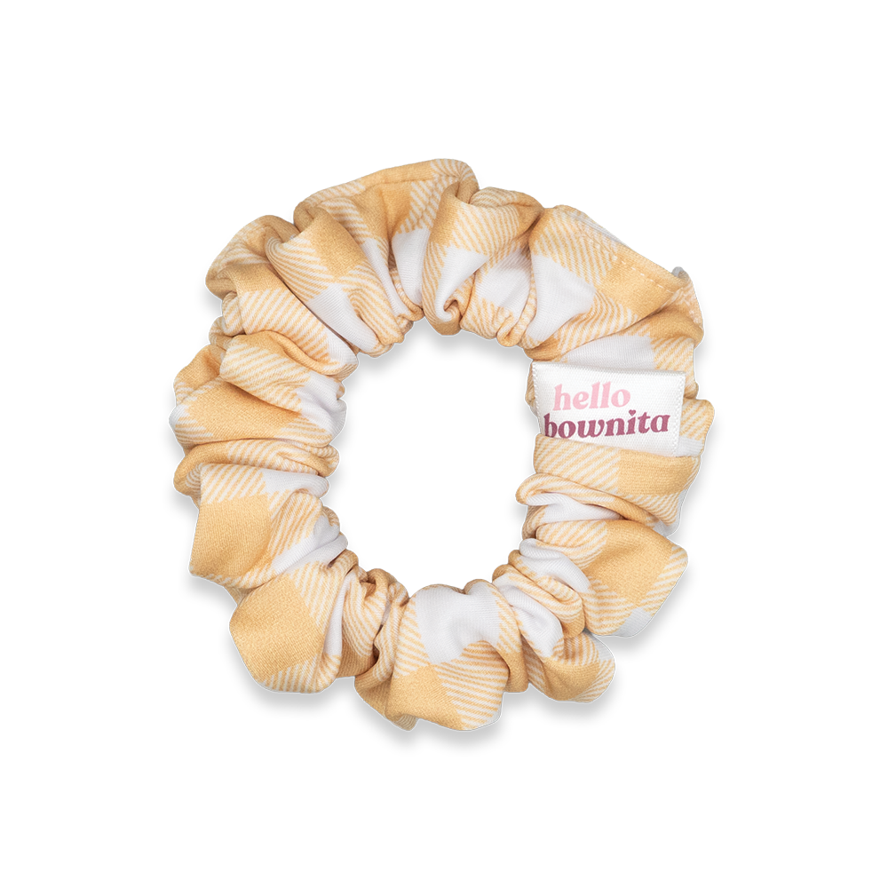 Honey Gingham Scrunchie | Activewear Collection