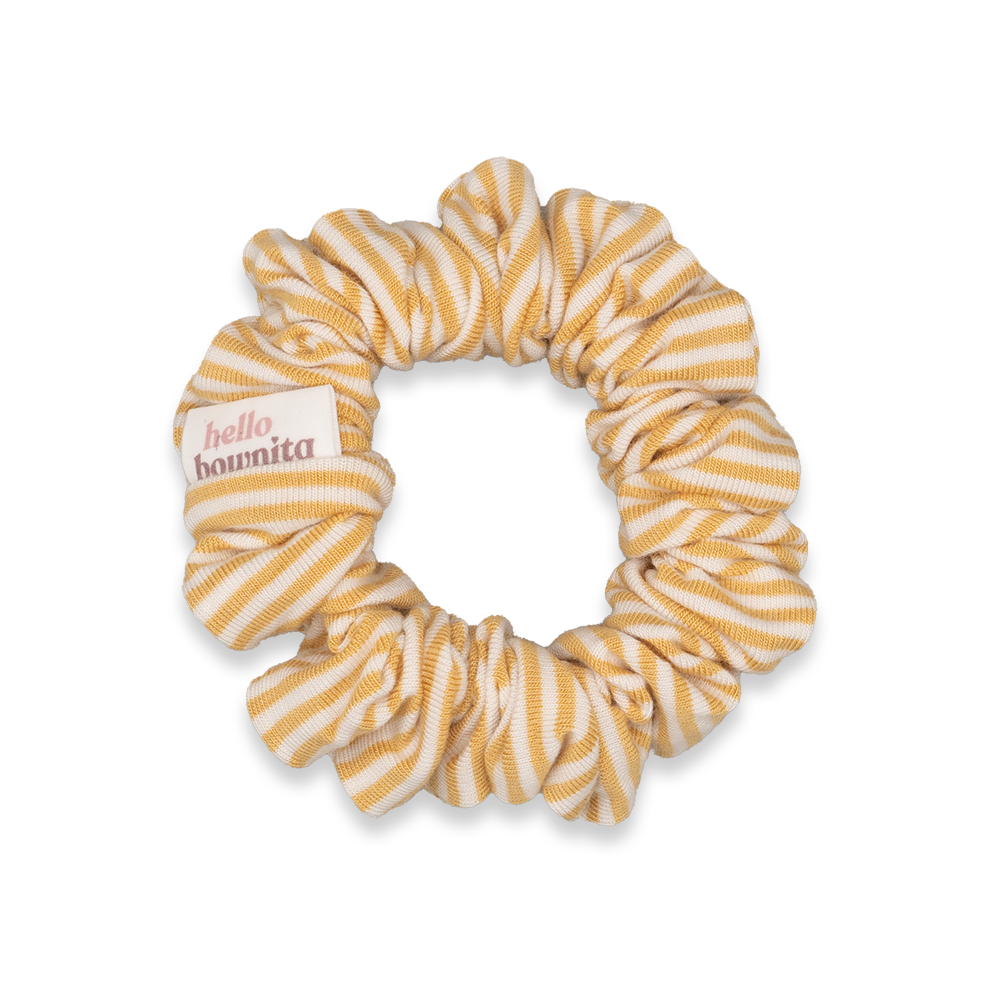Golden Striped Scrunchie | Everyday Collection