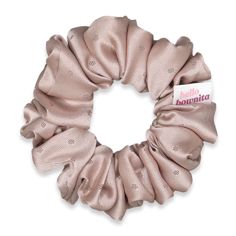 Rose Gold Satin Scrunchie | Everyday Collection