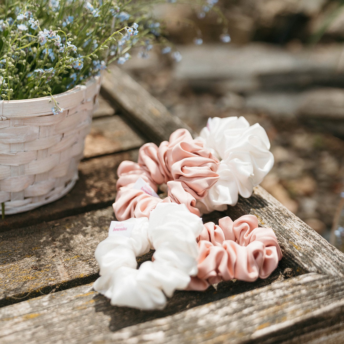Palace White Scrunchie | Wedding Collection