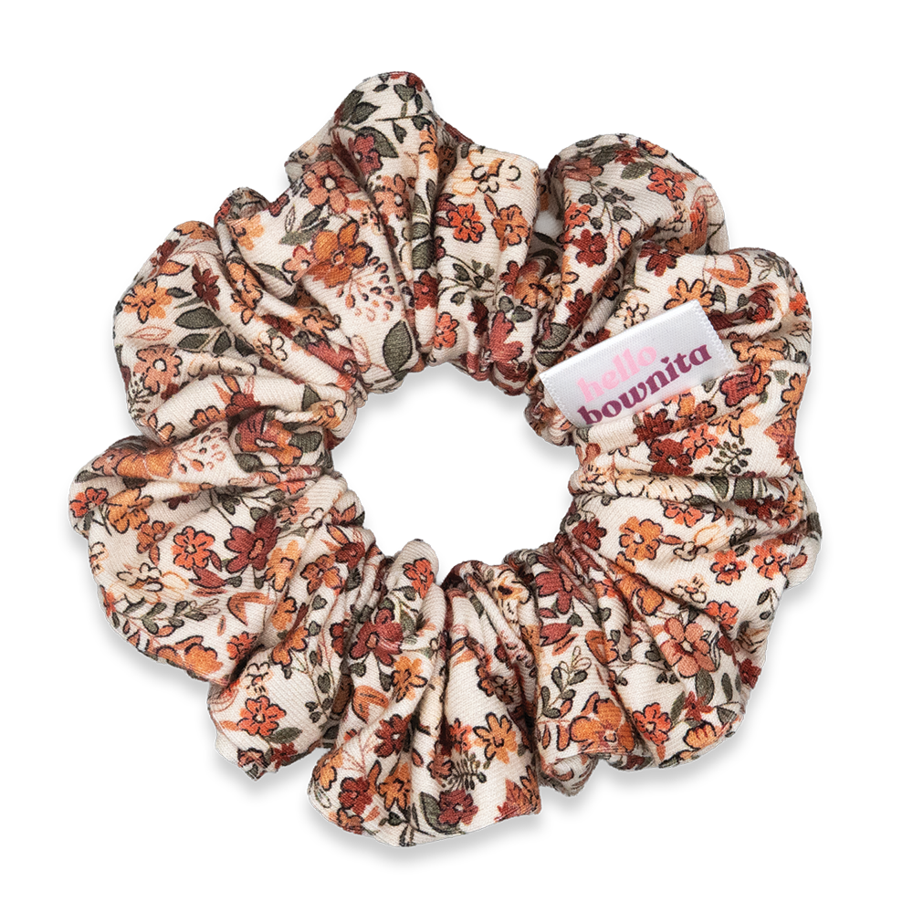 Winter Flowers Scrunchie | Everyday Collection
