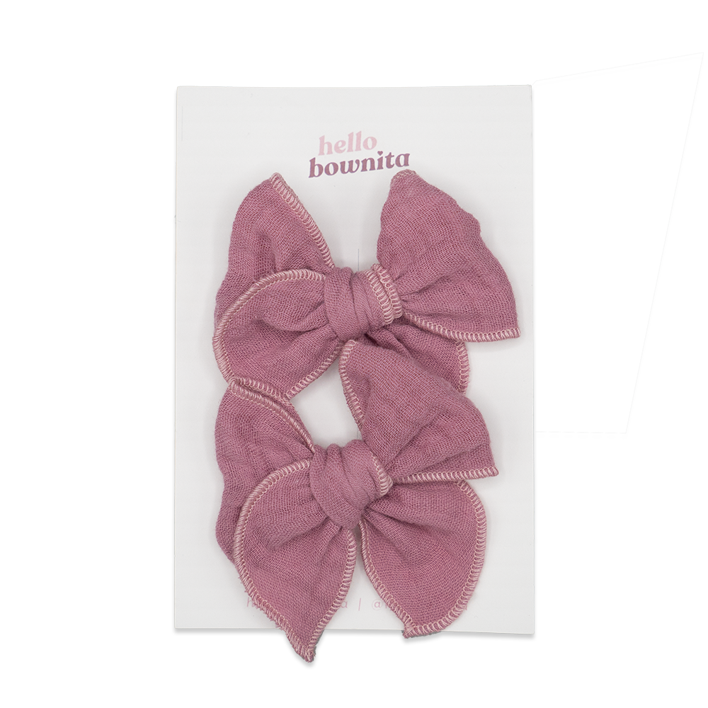 Blossom Gauze Bow | Spring Gauze Collection
