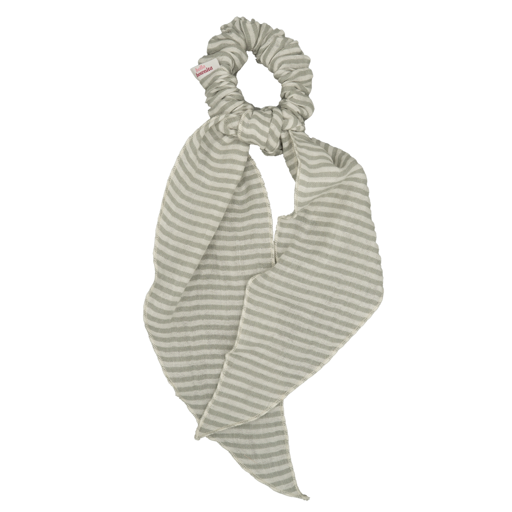 Sea Foam Gauze Scrunchie | Mommy & Me Collection