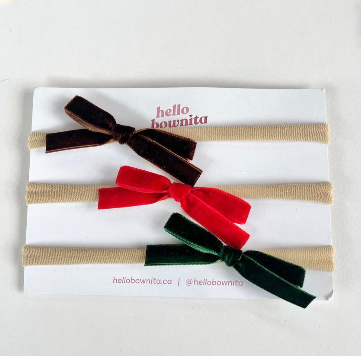 Velvet Ribbon Set | My First Bow Collection