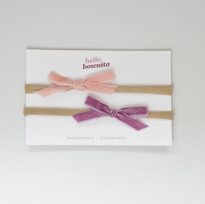 Velvet Ribbon Set | My First Bow Collection