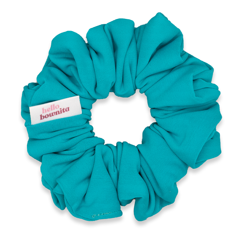 Aqua Blue Scrunchie | Activewear Collection
