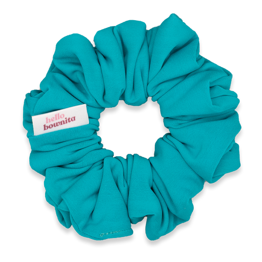 Aqua Blue Scrunchie | Activewear Collection