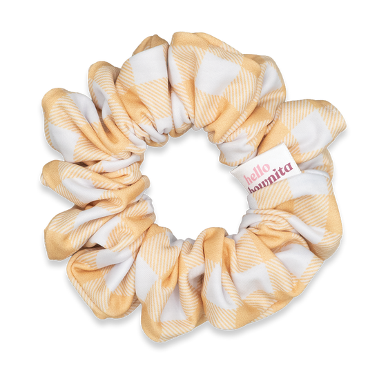 Honey Gingham Scrunchie | Activewear Collection