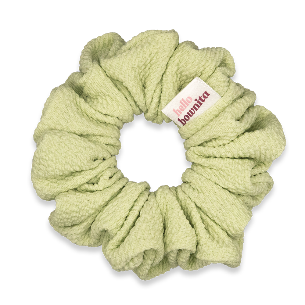 Textured Mint Scrunchie | Everyday Collection
