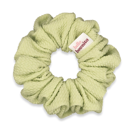 Textured Mint Scrunchie | Everyday Collection
