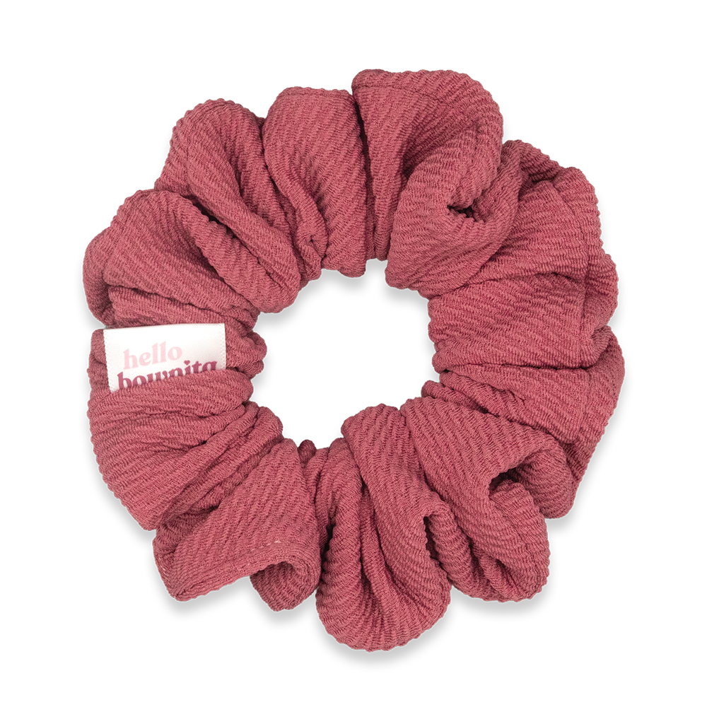 Textured Rose Scrunchie | Everyday Collection