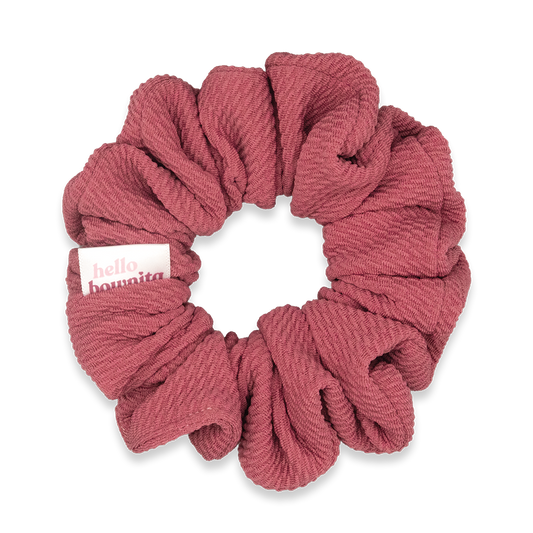 Textured Rose Scrunchie | Everyday Collection