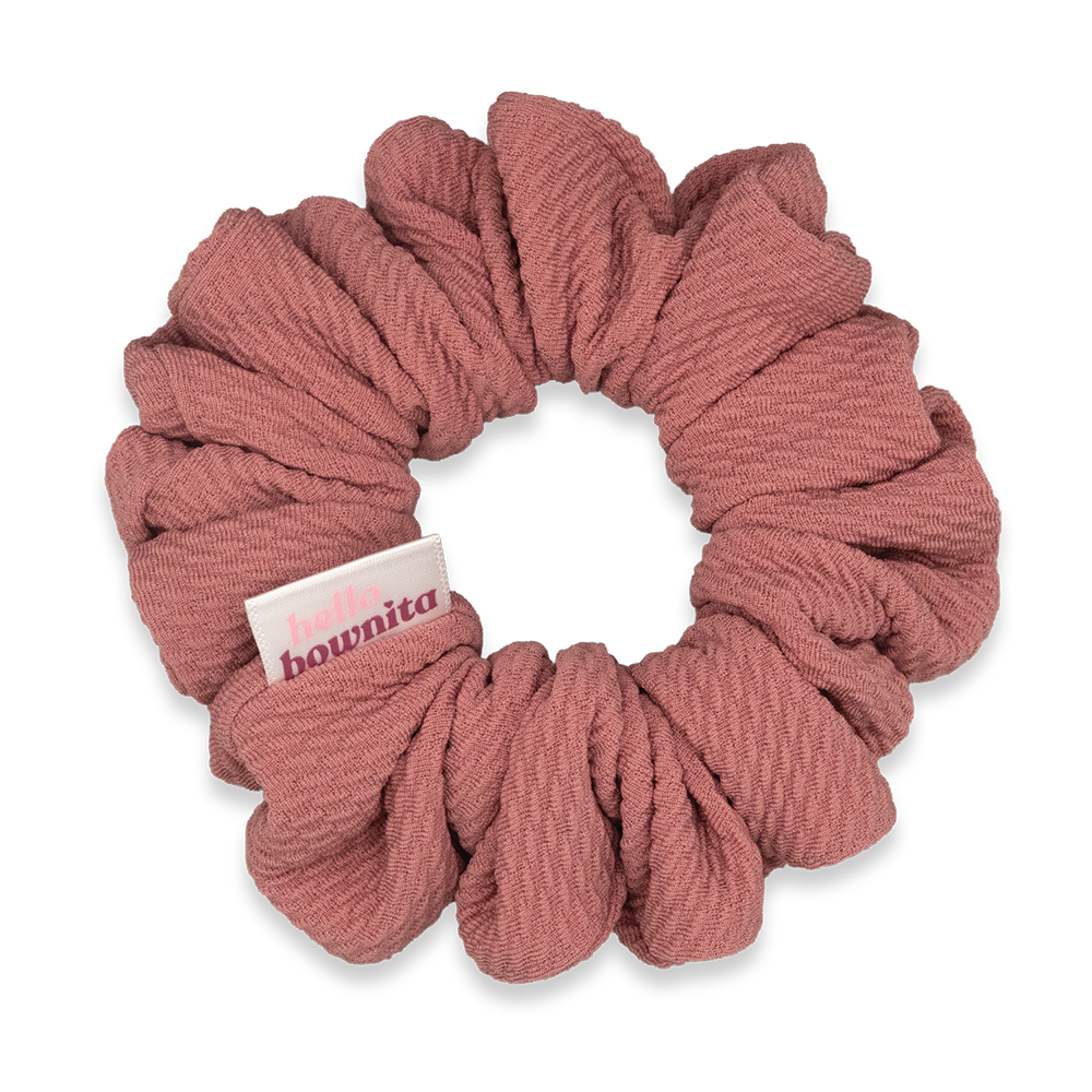 Textured Sugar Plum Scrunchie | Everyday Collection
