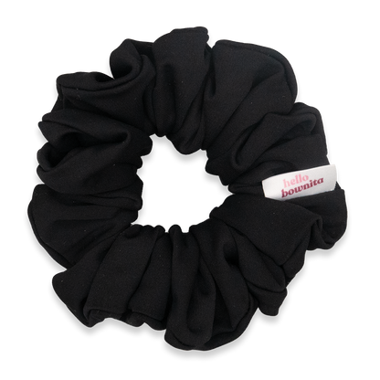 Black Midnight Scrunchie | Activewear Collection