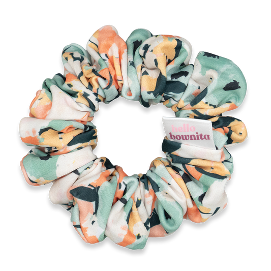Mint Blossom Scrunchie | Activewear Collection