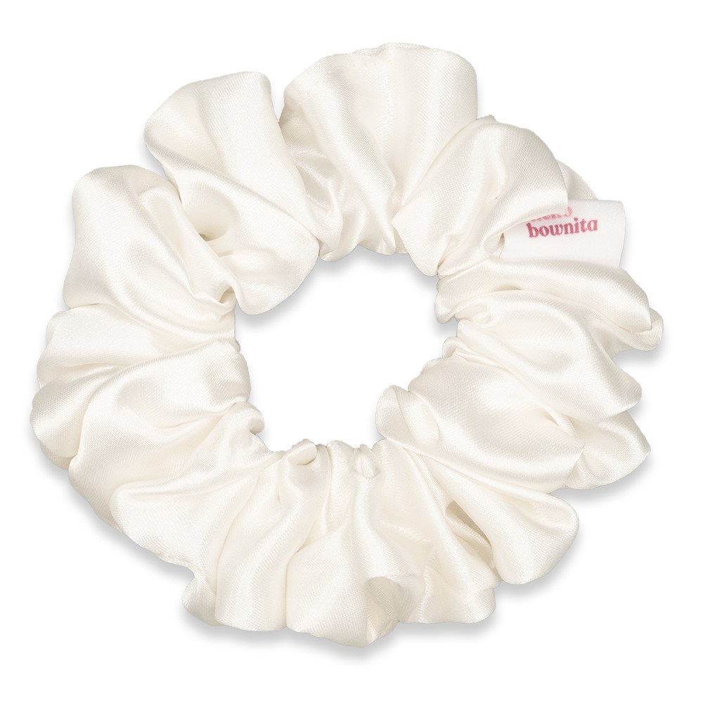 Palace White Scrunchie | Wedding Collection