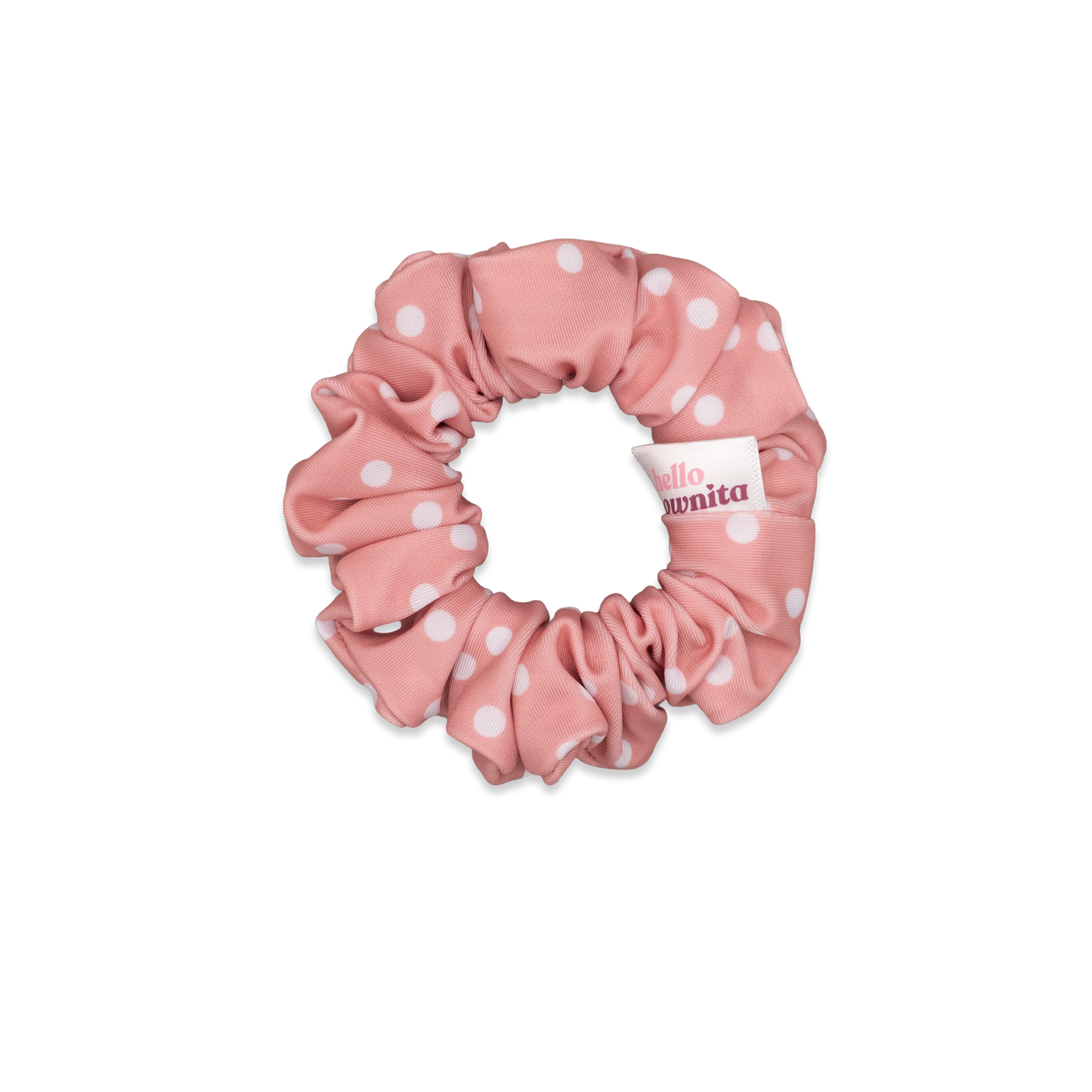 Pink Polkadot Scrunchie | Activewear Collection