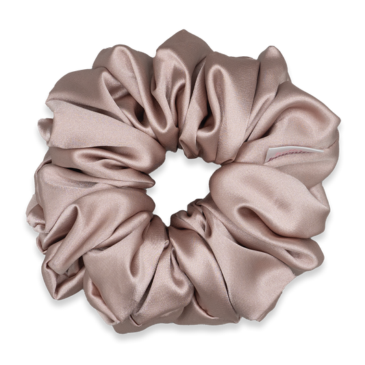 Pink Satin Oversized Scrunchie