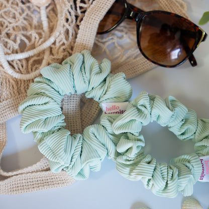 Pistacho Ribbed Scrunchie | Activewear Collection
