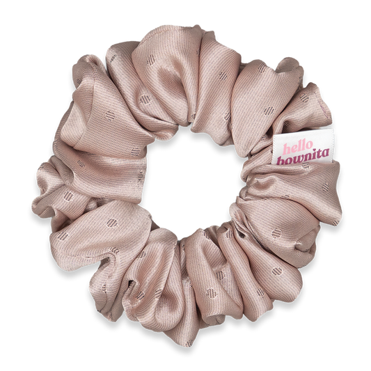 Rose Gold Satin Scrunchie | Everyday Collection