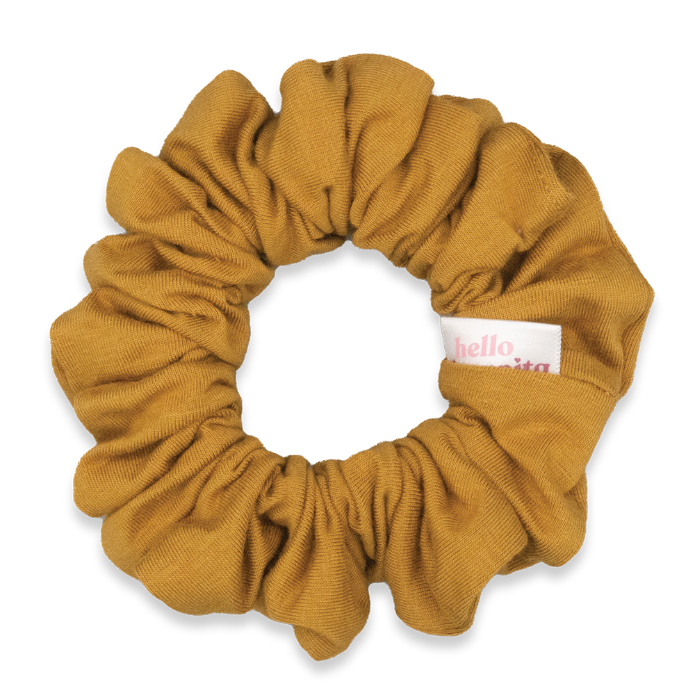 Dark Mustard Scrunchie