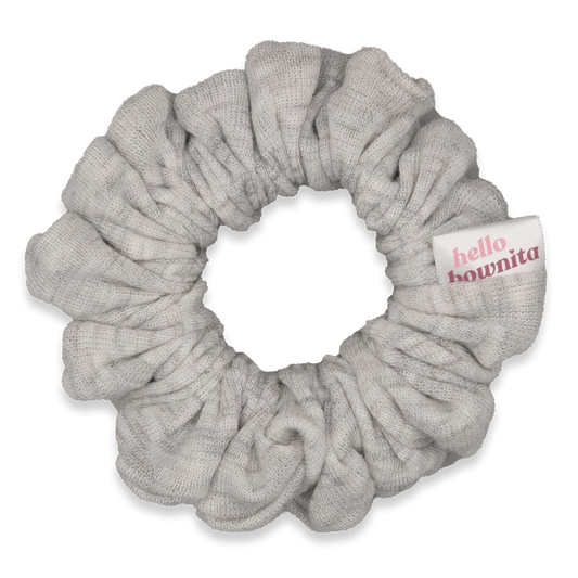 Cloudy Grey Scrunchie