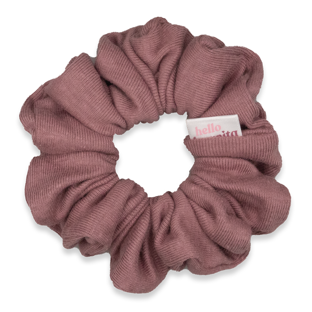 Vintage Mauve Scrunchie