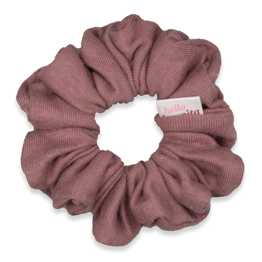 Vintage Mauve Scrunchie