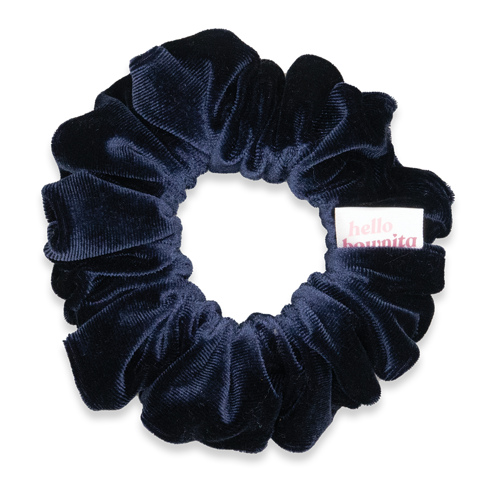 Royal Blue Velvet Scrunchie