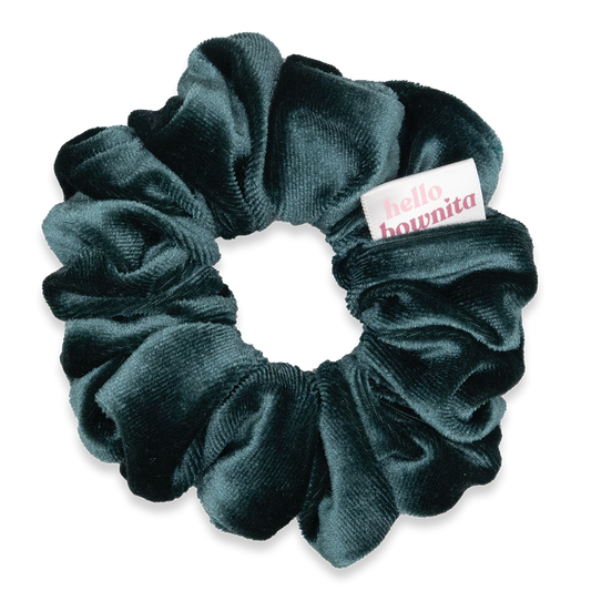 Evergreen Velvet Scrunchie