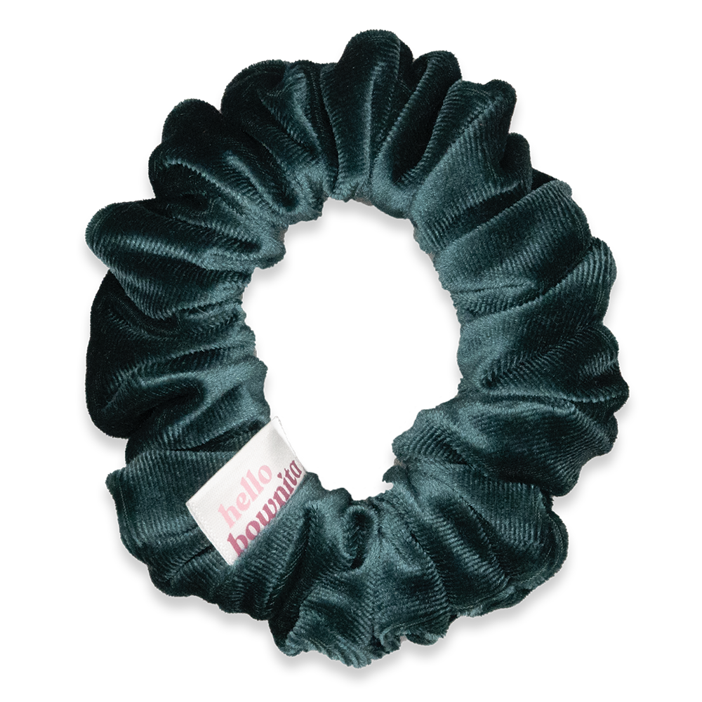 Evergreen Velvet Scrunchie