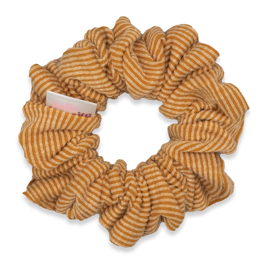 Sunshine Ribbed Scrunchie