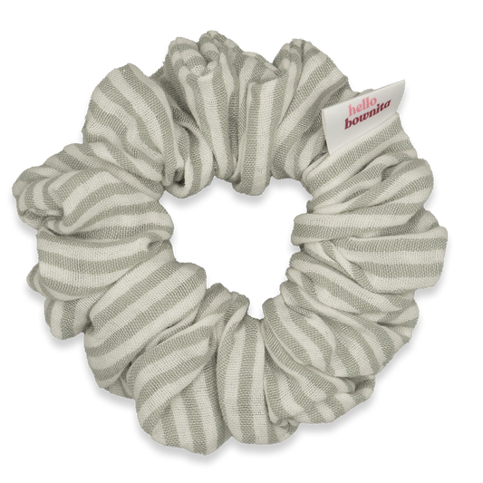 Sea Foam Gauze Scrunchie | Mommy & Me Collection