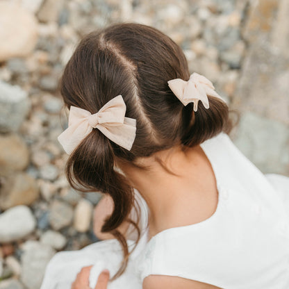 Tan Tulle Bow | Wedding Collection