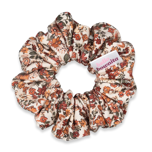 Winter Flowers Scrunchie | Everyday Collection
