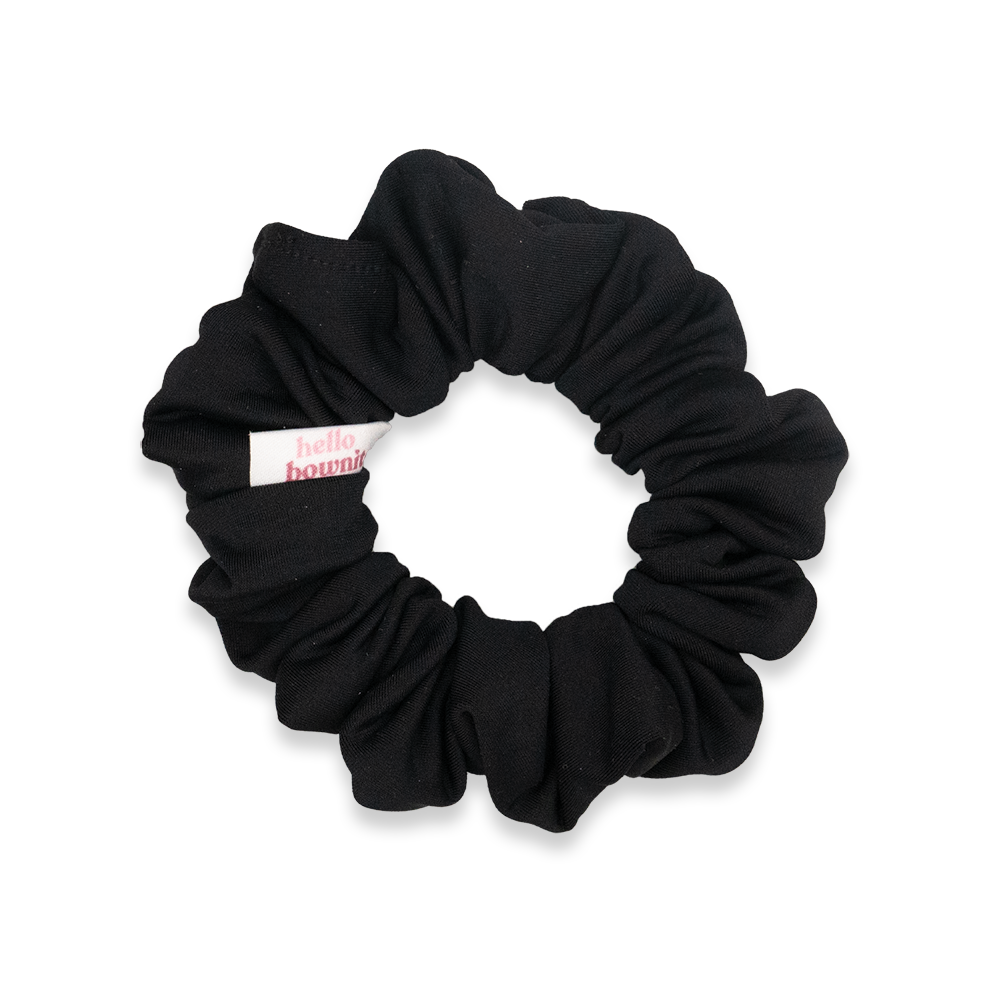 Black Midnight Scrunchie | Activewear Collection