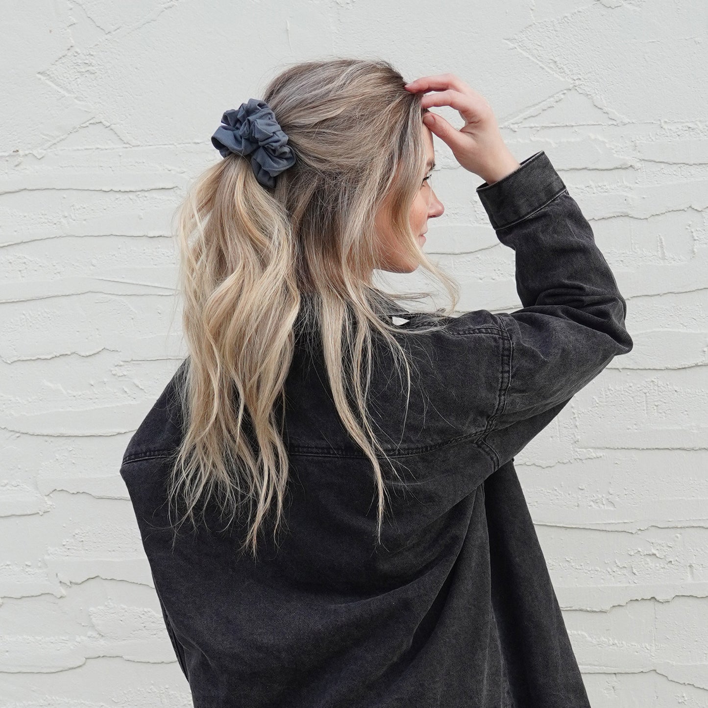 Blue Steel Scrunchie | Everyday Collection